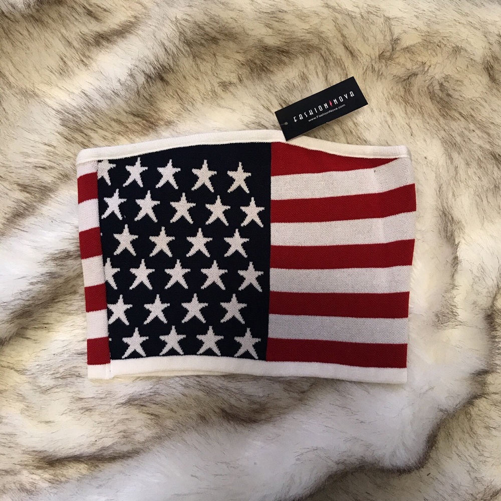 American flag bandeau